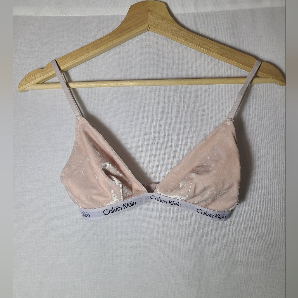 Calvin Klein rose pink velvet- Size small